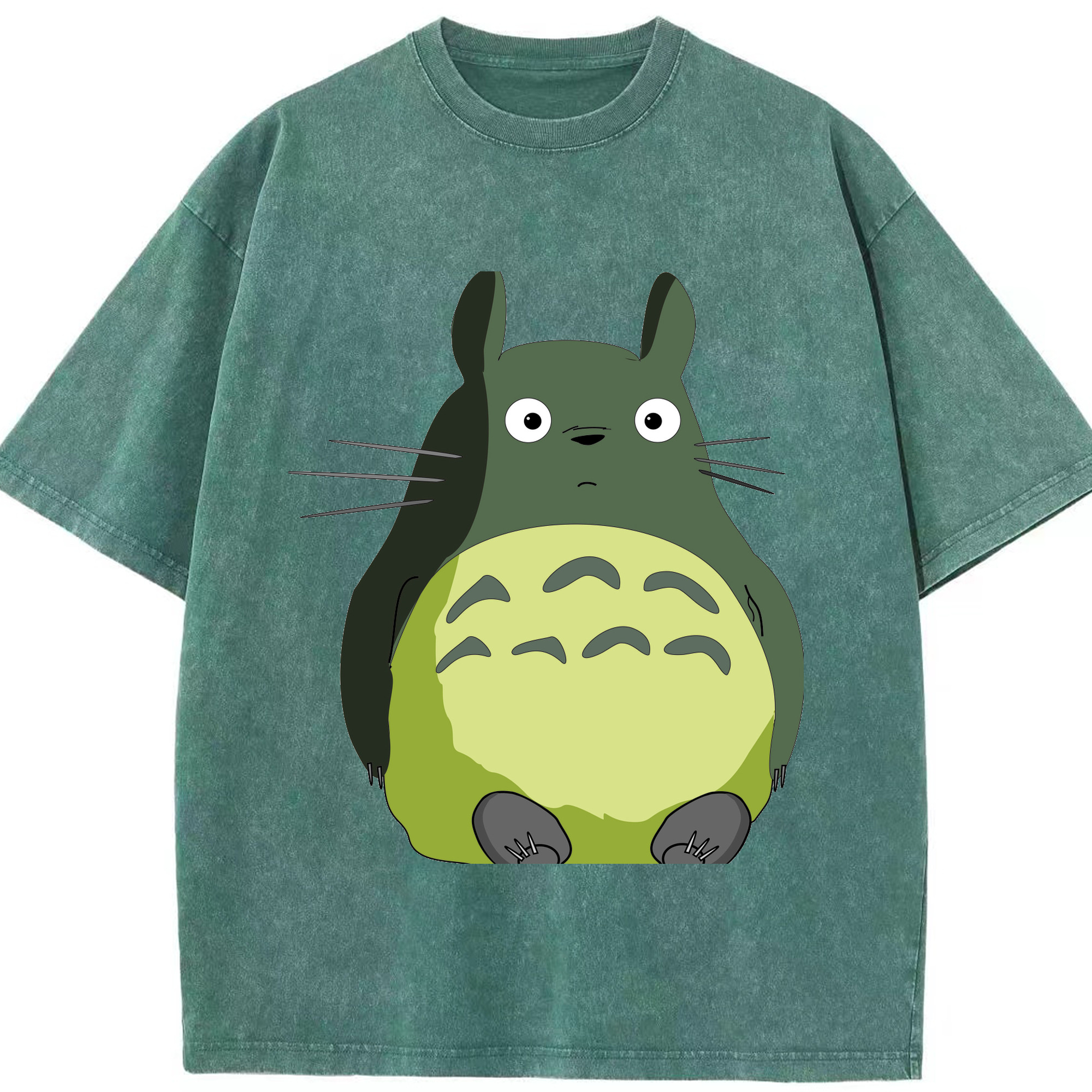（画像用） となりのトトロ 草壁メイ 草壁サツキ My Neighbor Totoro Satsuki Kusakabe Mei Kusakabe 綿100% ヴィンテージ風 半袖Tシャツ（フロントプリント）